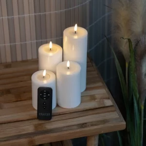 Paket-4-Blockkerzen-Fernbedienung